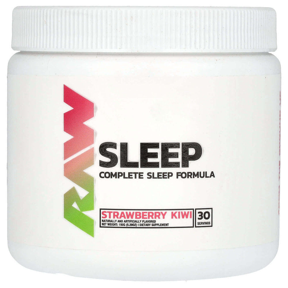 Raw Nutrition, Sleep, с клубникой и киви, 150 г (5,29 унции)
