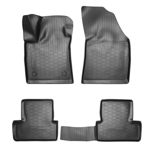 Ковры в салон Norplast/Unidec для Renault Megane IV в кузове HB (2016-)Полиуретан,Черный, арт.NPA11-C69-572