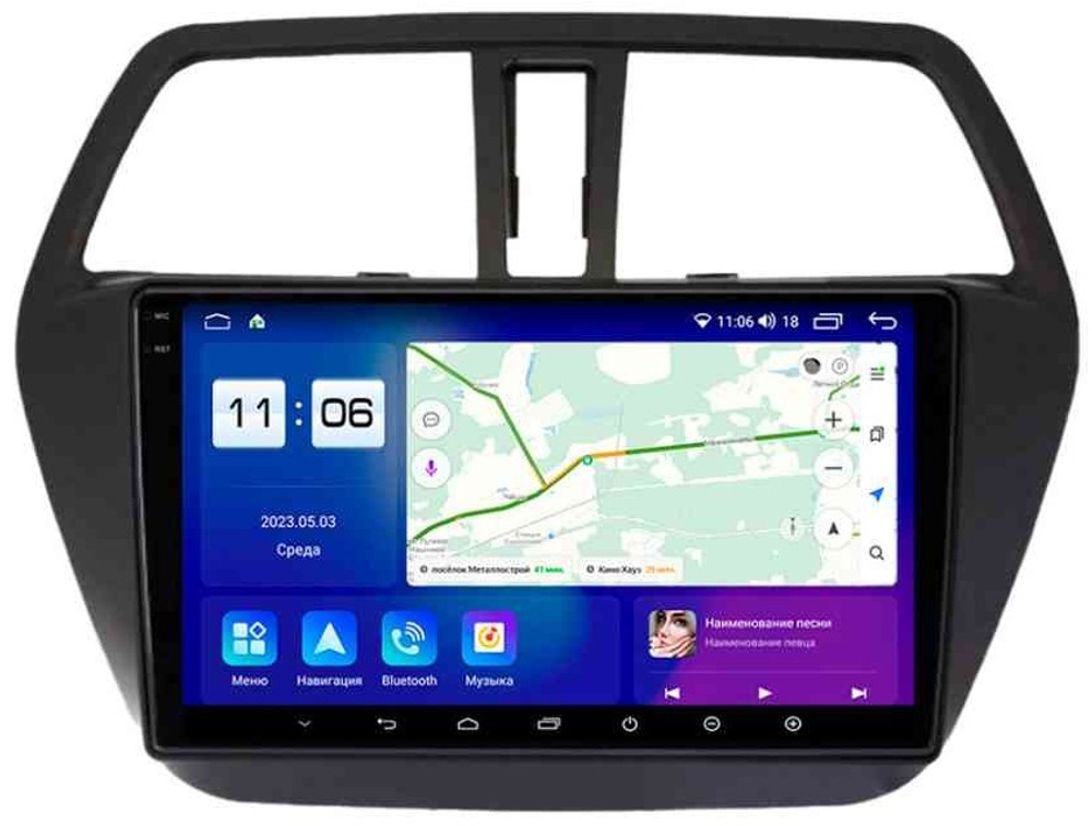 Магнитола для Suzuki SX4 2 2013-2021 - Parafar PF125RN2K на Android 13, QLED+2K, ТОП процессор, 4Гб+32Гб, CarPlay, 4G SIM-слот