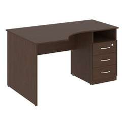 Nova S Стол криволинейный с тумбой правый В.САТ-2 (R)  1400*900*750