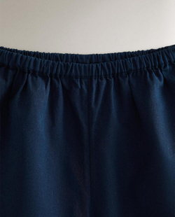 ZARA HOME ДЕТСКАЯ ПИЖАМА С РОЖДЕСТВЕНСКОЙ ВЫШИВКОЙ, СИНИЙ