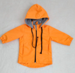 Ветровка для девочек р.104-110 оранжевая 2421-07 (Ириска)