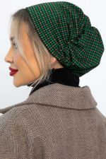 Чалма с резинкой (зелено-бежевая) ЧР9-23М LT Collection