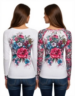 Лонгслив roze женский QOZA, розовый , р. xs-l
