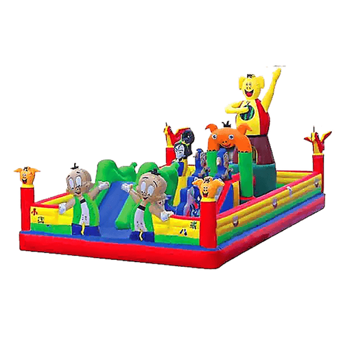 Коммерческий надувной батут "Озорные свинки"