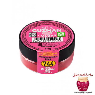 Краситель жирорастворимый Guzman МАЛИНОВО-РОЗОВЫЙ 744, 5 г.