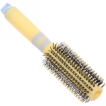 Расческа массажная брашинг «Marlene», цвет лимонный пирог, 4,5*22 см (блистер Ultramarine)