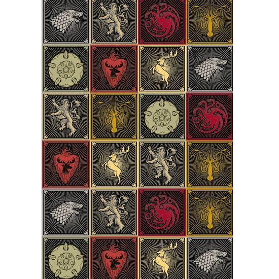 Игра Престолов. Обложка для паспорта (Гербы домов)