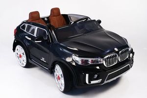 Детский электромобиль River Toys BMW X7 M333MM черный