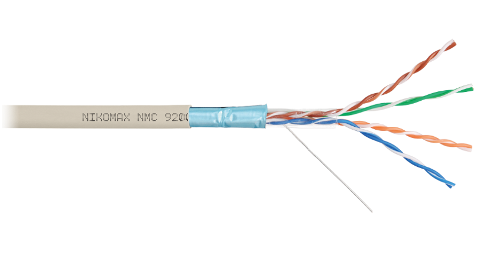 Кабель витая пара F/UTP 5e кат. 4 пары NikoMax NMC 9200L-IY