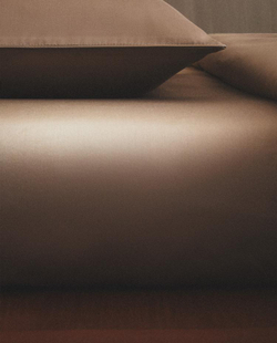 ZARA HOME САТИНОВАЯ ПРОСТЫНЯ (КОЛИЧЕСТВО НИТЕЙ 500), СЕРЫЙ