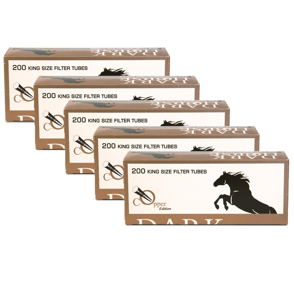 Гильзы для сигарет "Dark Horse" Copper 5х200шт (Комплект)
