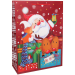 Пакет подарочный «Веселый Дедушка Мороз» 31*42*12 см, микс