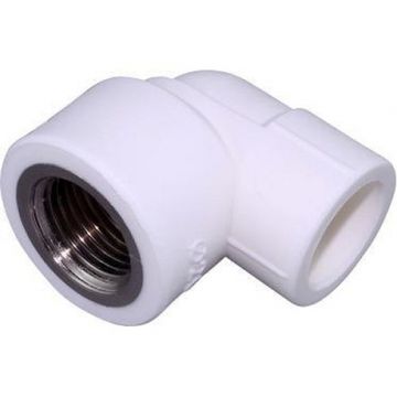 Угол полипропиленовый (ПП) переходной Ø25х1/2" ВР