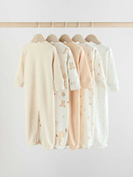 Комбинезон / Cлип для малышей Next E19-693, 5 шт., Бежевый, Молочный