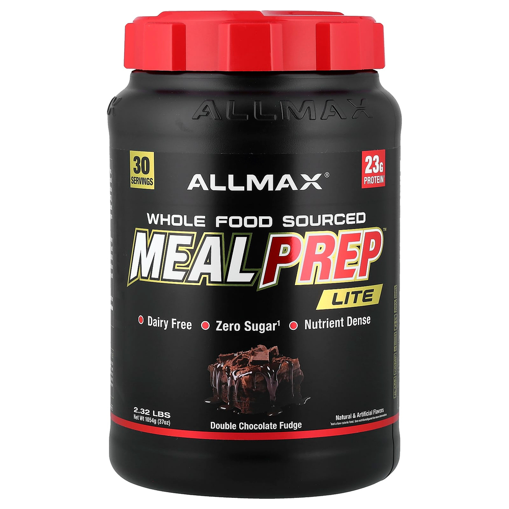 ALLMAX, Meal Prep™ Lite, помадка с двойным шоколадом, 1054 г (2,32 фунта)
