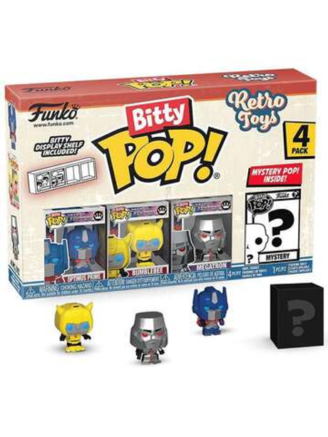 Фигурка Funko Bitty POP! Retro Toys Optimus Prime+Bumblebee+Megatron+Mystery (1 of 4) 4PK 75447