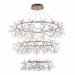SL379.203.486 Люстра подвесная ST-Luce Медный/Белый LED 486*0,5W 3500K  (из 3-х коробок) RAFINA