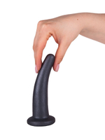 Гладкий анальный плаг Lovething platinum - 13 см. (Цвет: черный)