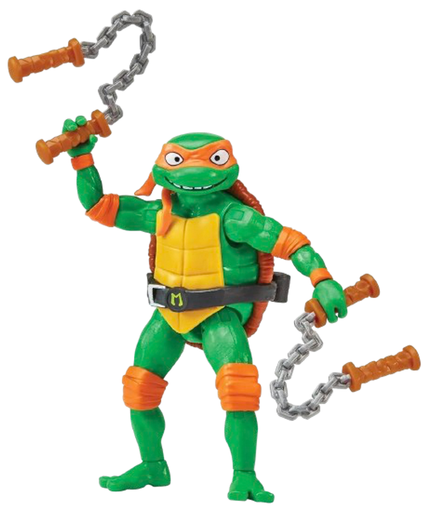 Фигурка TMNT Mutant Mayhem Basic Figure Turtle Michelangelo купить по цене  2 490 руб в интернет-магазине комиксов Geek Trip