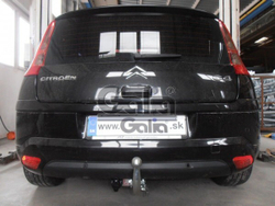 Фаркоп оцинкованный Galia C038A для Citroen C4 седан/хетчбек 2004-2010, 2010-, Peugeot 307, 308 хетчбек 3/5 дверей 2001-2007, 2007-2012(паспорт и сертификат в комплекте)(без электрики)