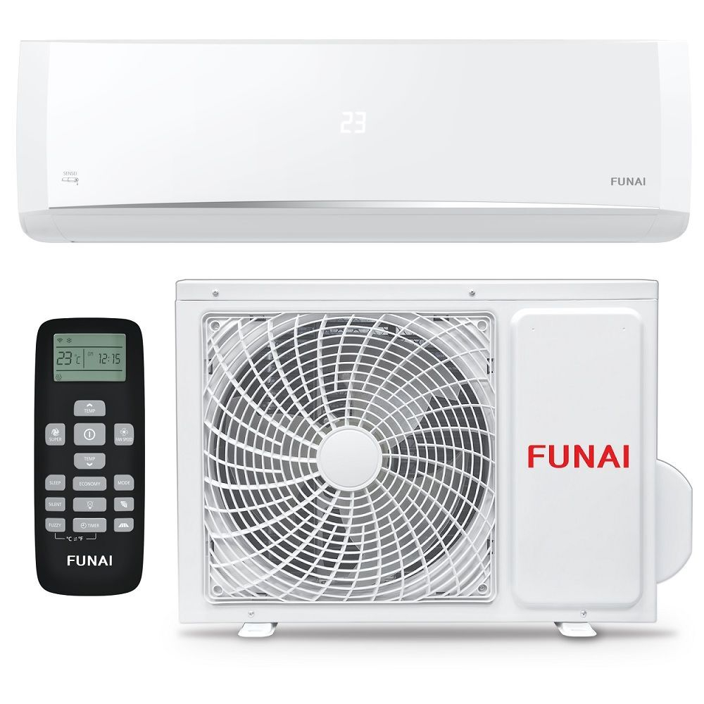 Сплит-система FUNAI RAC-SN35HP.D06/S/RAC-SN35HP.D06/U серия SENSEI UPGRADE 2025 WiFi Ready