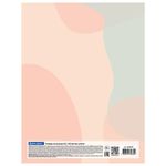 Тетрадь на кольцах А5 165х215 мм, 120 л., твердый картон, клетка, BRAUBERG, "Девушка", 404076