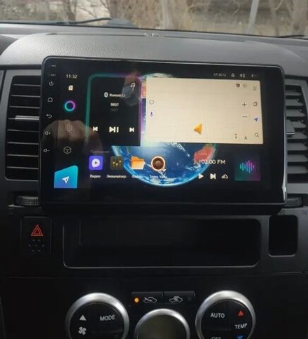 Магнитола для Nissan Tiida C11 2004-2013 (климат с круглым экранчиком) - CanBox 9-1744 Android 10, 8-ядер, SIM-слот