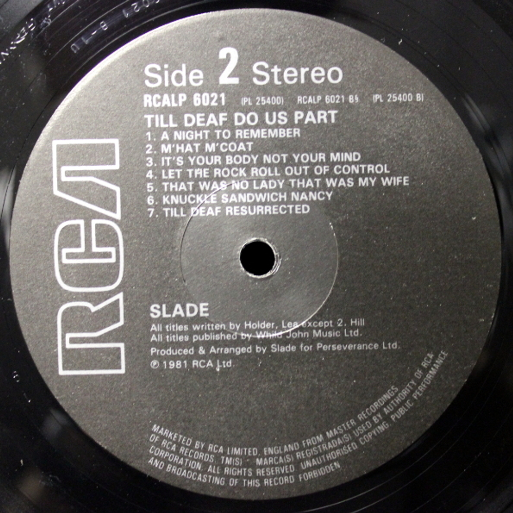 Slade / Till Deaf Do Us Part (LP)