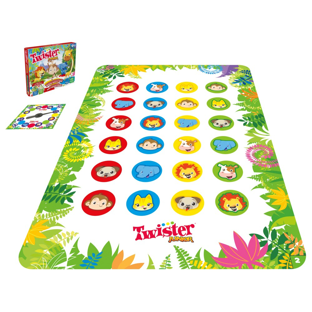 Напольная игра Hasbro F7478 Твистер Джуниор с животными F7478 — фото 2