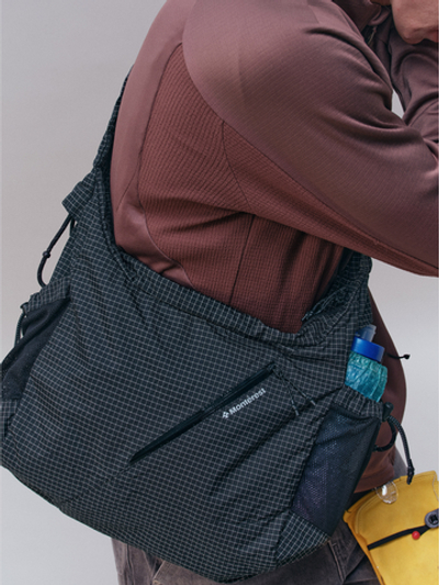 Сумка Nothomme Monterest Outdoor Drawstring Adjustable Ruffled Plaid Crossbody Hobo Bag