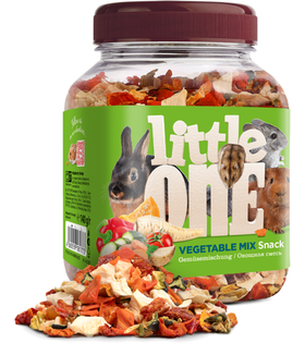 Литтл Уан Лакомство для грызунов Овощная смесь, банка 140гр.