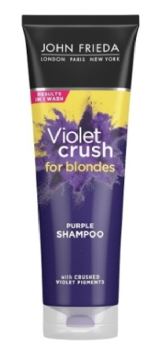 John Frieda VIOLET CRUSH Шампунь с фиолетовым пигментом для нейтрализации желтизны светлых волос 250 мл