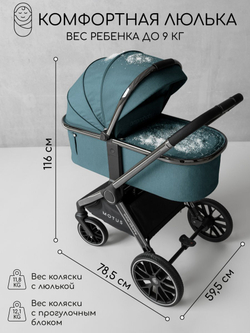 Коляска детская 2 в 1 Amarobaby Motus