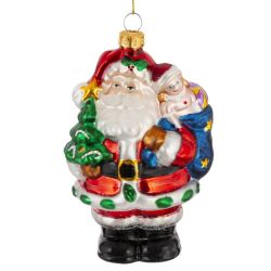 GAEM Украшение новогоднее "Дед Мороз", L8 W6,5 H14 см