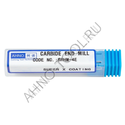 Фреза твердосплавная   8мм (L=60, l=20, хв=8) Z4 45° по закаленной стали BRHM-4E-D8.0 HRC65 AHNO