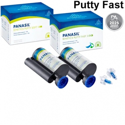 Panasil Binetics Putty Fast картридж 2*380мл, 14701, Kettenbach