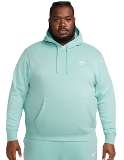 Мужская теннисная кофта Nike Sportswear Club Fleece Pullover Hoodie - mineral/mineral/white
