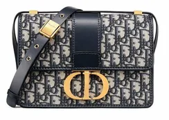 Сумка Dior 30 Montaigne жаккард Oblique