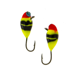 Мормышка вольфрамовая LumiCom КАПЛЯ С УШКОМ (обмазка с камнем-винт), 2,5мм BLPd, 10 штук в упаковкеук в упаковке