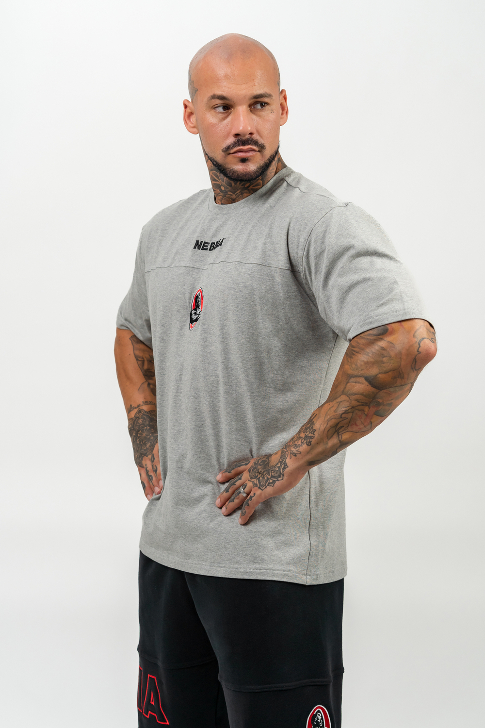 Футболка LOOSE T-SHIRT LEGENDARY 712 Серая