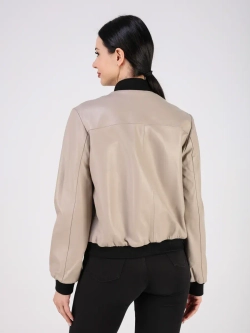 Кожаная куртка демисезонная Турция бомбер