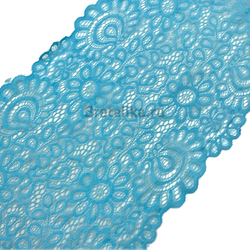 Кружево эластичное светло-голубое 20 см