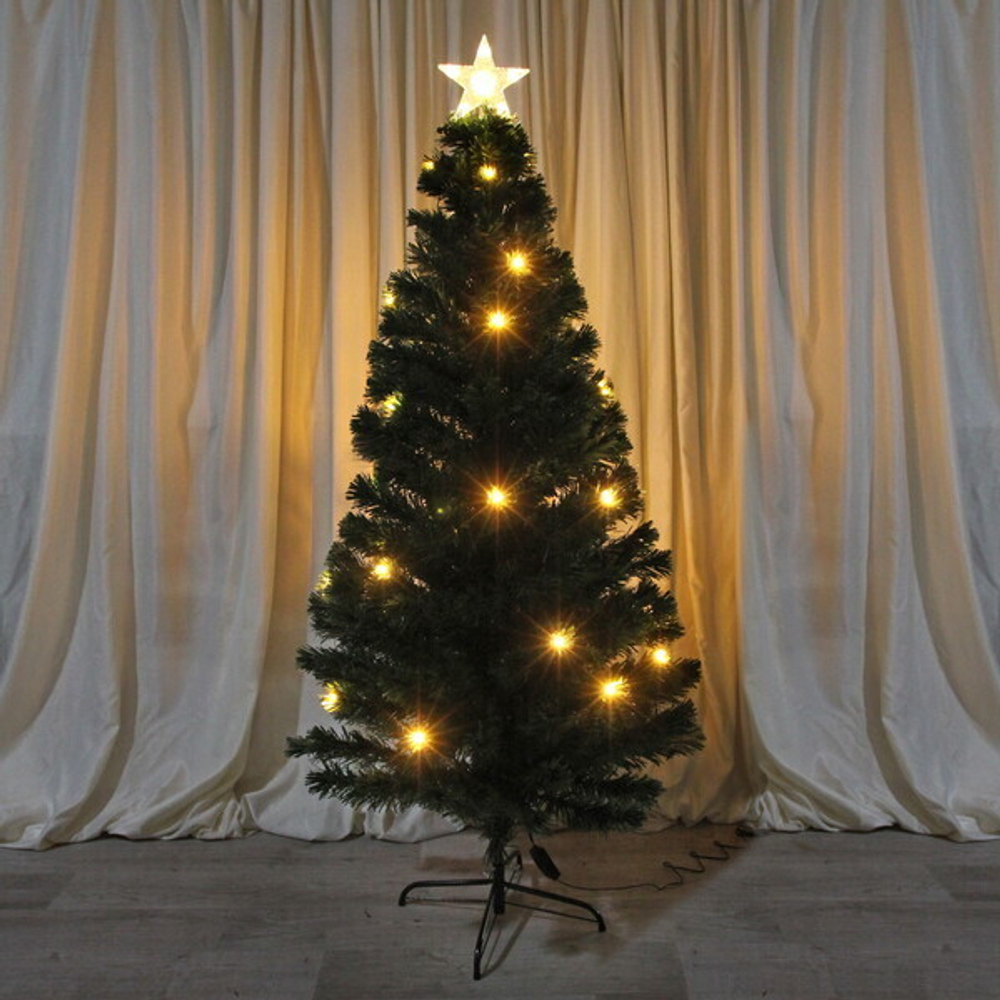 Ёлка светодиодная «Северное сияние» 180 см, ПВХ зеленый, цвет свечения-Теплый белый (220 веток) (T2094-180)