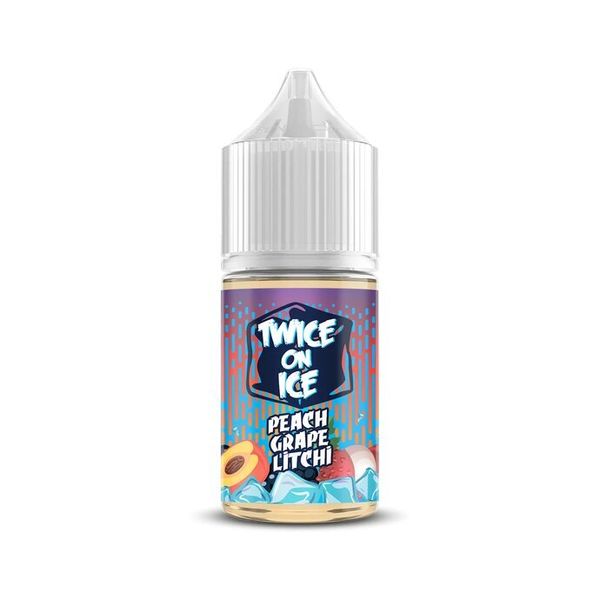 Купить Жидкость Twice On Ice Salt - Peach Grape Litchi 30 мл