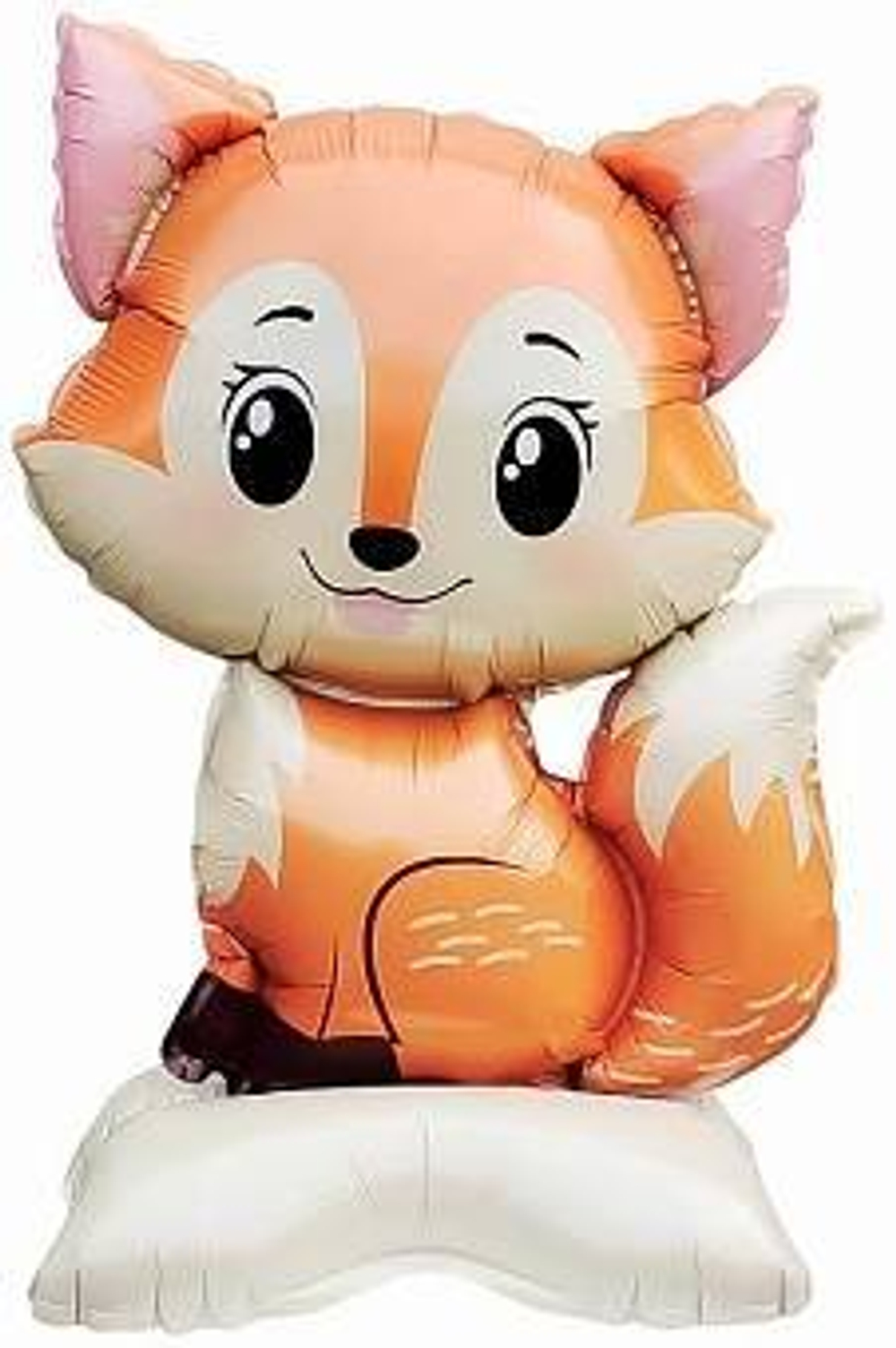 Шар 3D (24''/61 см) Фигура на подставке, Лисенок