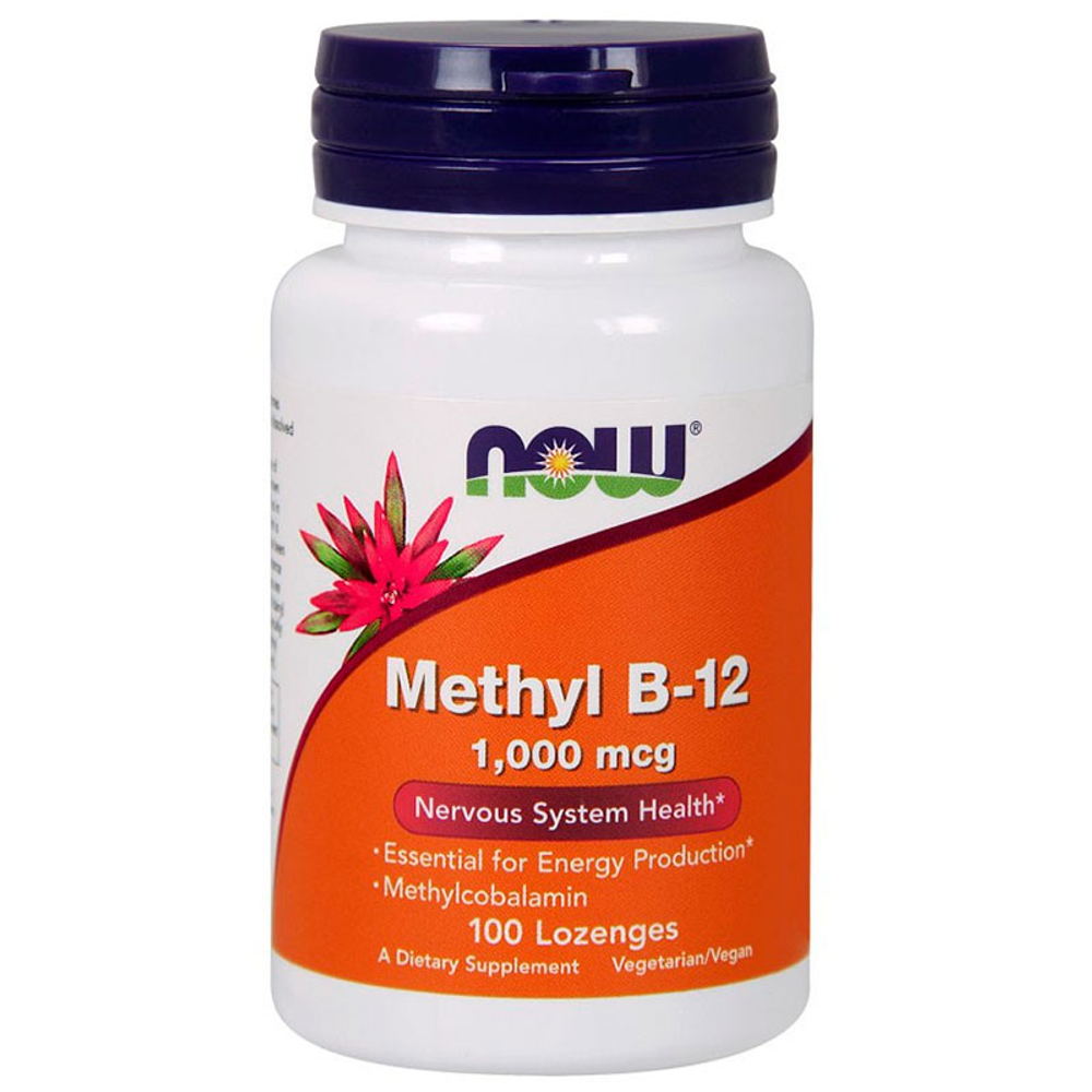 NOW Methyl B-12 1000 мкг. (100 пастилок)