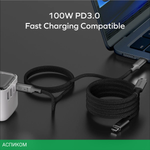Кабель Momax Mag.Link DC51D USB-C/USB-C 1м Black