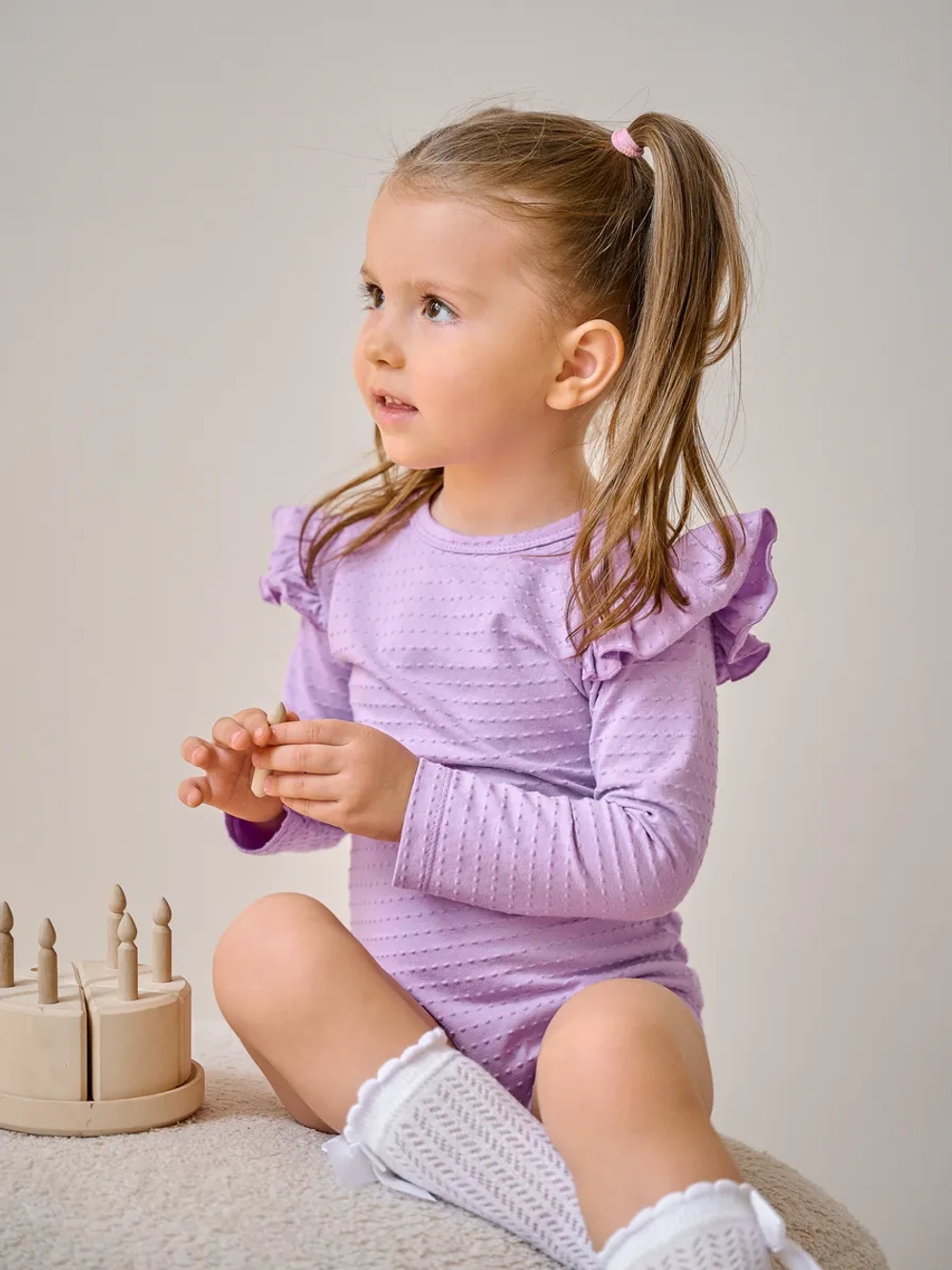 Боди с длинным рукавом