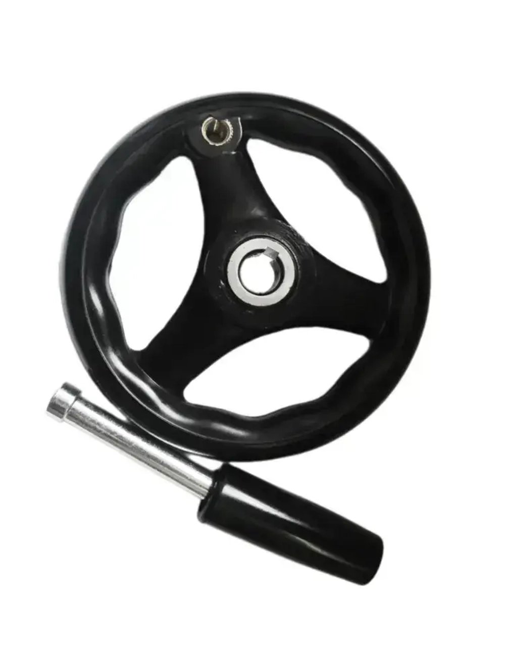 Маховик бакелитовый UnitMC с ручкой 100301.3 125х12